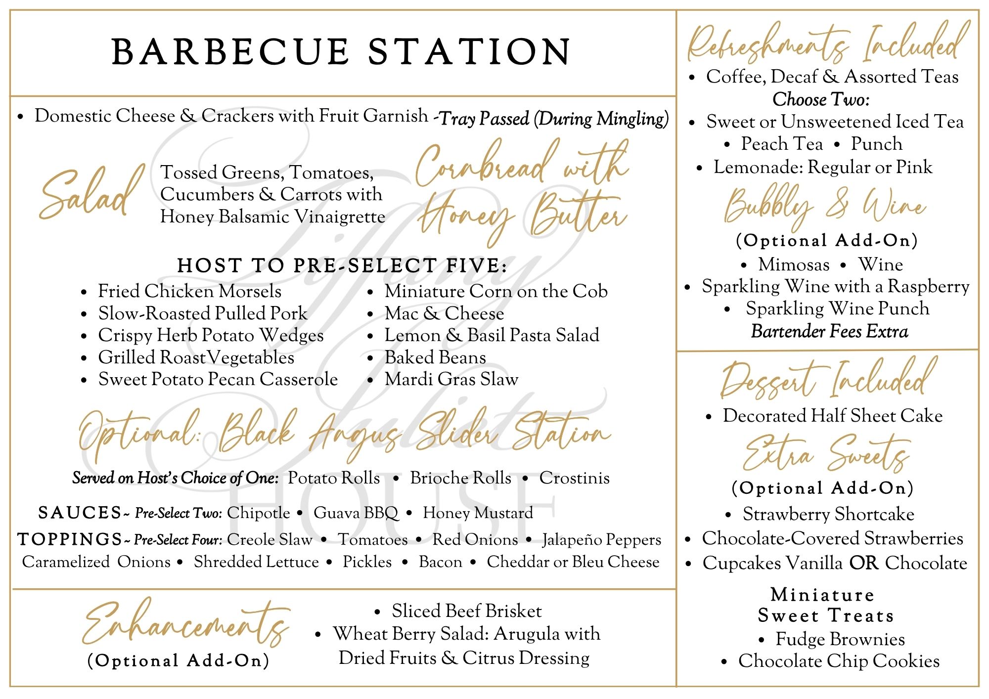 Barbecue Station – No Pricing